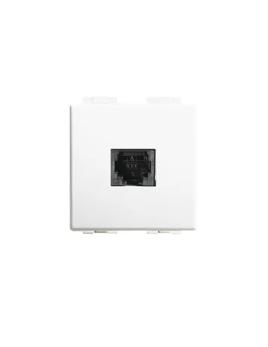 Connecteur téléphonique RJ11 Bticino Luna, 2 modules C4233//11